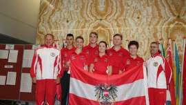 Das österreichische Nationalteam mit den Betreuern!