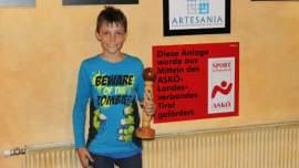 Bester Jugendlicher und somit Clubturniersieger Jugend, Simon Astl