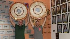1. Platz Championsleague: Manfred Höbling und Jürgen Jenisy