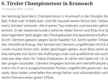 Championstour Kramsach