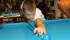Marvin Oberer kannte Billard bisher nur von seinem Vater Brandy