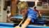 Simon Graßmann aus St. Johann versuchte sich erstmals im Billard