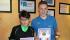 Die Gewinner des Doppelturniers Eliah Bernhart und Mario Kofler