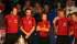 das Team USA war am Anfang sichtlich geschockt: v.l.: Johns, Archer, Varner, Stirckland, Boening, nicht am Bild: Morris;