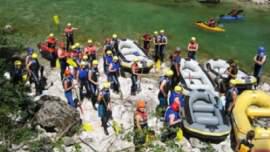 Kurz vom Start ins Raftingvergnügen