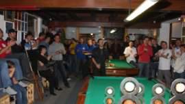 Auch bei der Preisverteilung war die Pool Hall wieder getreten voll!