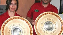 Über den Sieg beim Mixed Double konnten unsere Heimmanschaft De schmutzigern Ferullen (Bachler Birgit und Bachler Paul) jubeln 