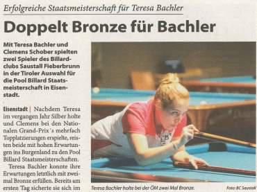 Bericht des Kitzbüheler Anzeiger 2017-09-11