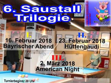 6. Saustall Trilogie - Spaß, Unterhaltung und Billard