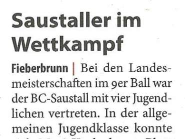 Landesmeisterschaften 9er Ball