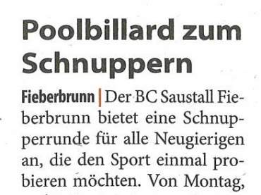 Schnupperprojekt