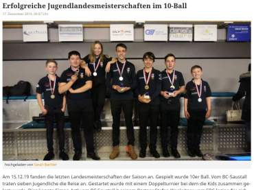 Landesmeisterschaften 10er Ball