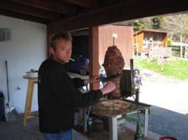 Baumi war heuer der Küchenchef beim Kebab