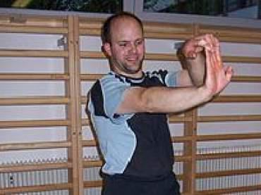 Judotrainer Florian Wurzenrainer hat das Training im Turnsaal geleitet - Vielen Dank Floh!