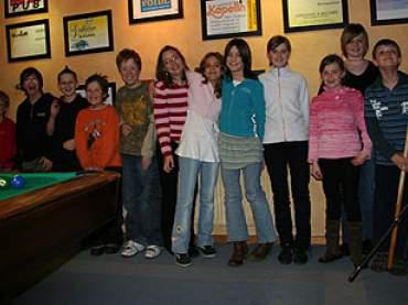 Endlich wieder eine volle Pool Hall beim Jugendranglistenfreitag