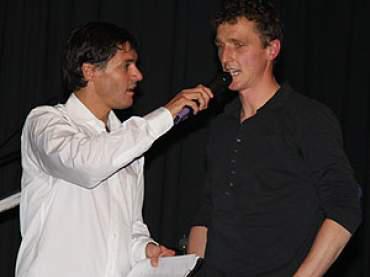 Moderator Steinacher Stefan und Jurymitglied Pinter Fritz