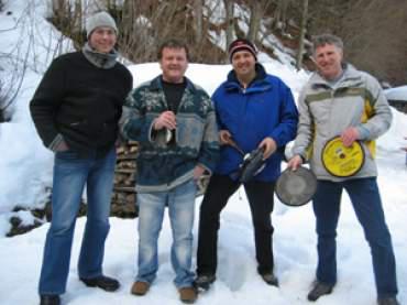 v.l.: Brandy, Zwisch, Schorsch und Chris.