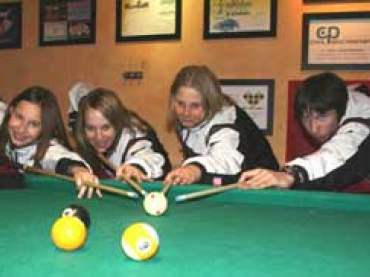 Unsere Teilnehmer (Daniela, Teresa, Luggy & David)