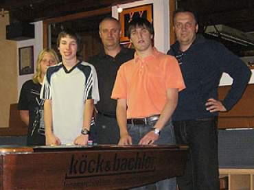 Saustall 1 v.l.:Luggy, Dav, Ginal, Tom, Schorsch, nicht am Bild: Johnny