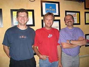 1. Wolfgang Flatscher, 3. Adreas Baumann, 2. KC