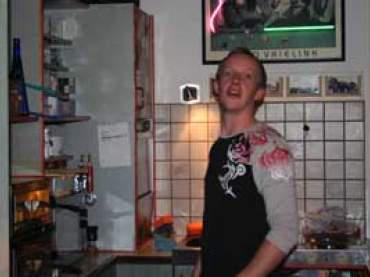 Chris am Samstag voll im Einsatz