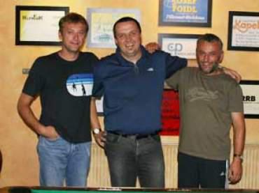die drei Finalisten: Anal, Schorsch und Wof B.