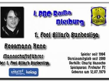 Rene Rossmann vom PBC Raiba Bleiburg