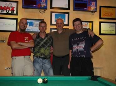 v.l.n.r.: 4. PRo, 3. Wasti, 1. Ginal, 2. Wof