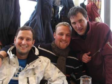 Floh, Stef und Tom waren trotz Wetter nicht zu bremsen!