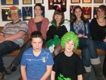 A-Kader im Faschingslook