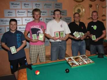 Erfolgreiche Clubranglistenspieler Allgemein 2011