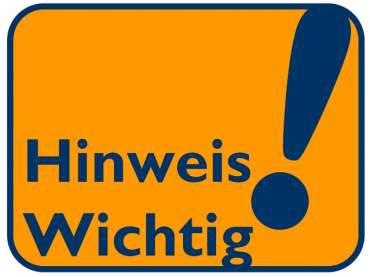 Hinweis-Wichtig
