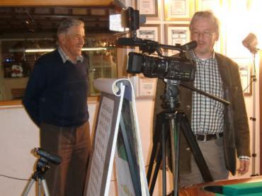 Altbauer Hans und Wolfgang Schwaiger vom Filmklub!