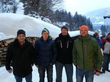 Platz 2 für (v.l.n.r): Franz, Chris, Brandy und Stefan