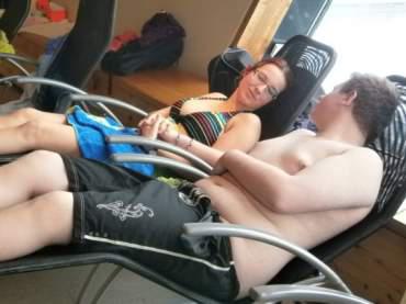 Dani und Clem machten es sich bequem!