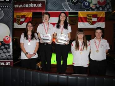 Unsere Medaillengewinner im 9er Ball.