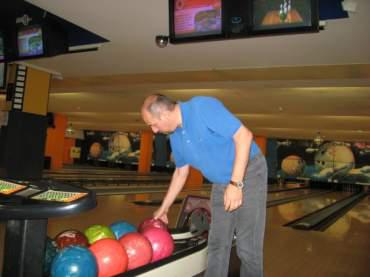 Paul führte das Siegerteam beim Bowling an!