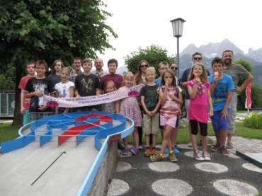Abschlusstraining mit Minigolfen!