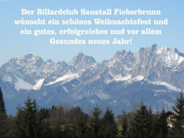 Schönes Weihnachtsfest und ein gutes neues Jahr!