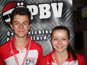 Jeweils Bronze und Silber bisher für Elias und Christina