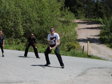 Outdoor Unterhaltung in den Spielpausen!