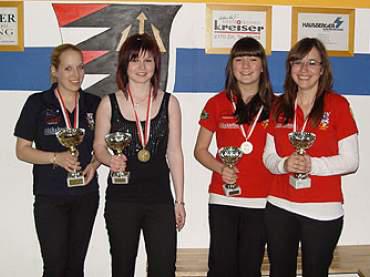 Unsere erfolgreichen Mädchen Teresa Bachler, Janine Würtl, Marion Winkler & Daniela Bachler