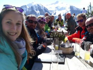 10 Mitglieder waren beim Skitag dabei