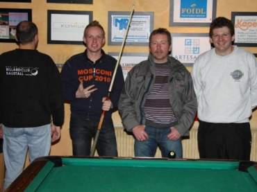 v.l.n.r.: 4. KC, 3. Chris, 1. Rudi und 2. Wof