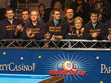 Die Saustaller beim Mosconi Cup in London!