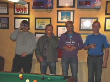 2. Wof - 1. Rudi - 3. Wasti - 4. Chris