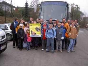 mit dem Bus zur WM