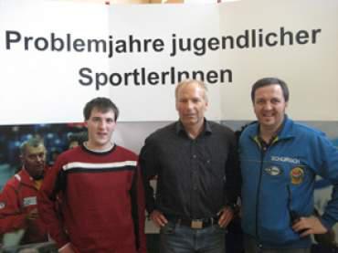 Tom und Schorsch mit Hr. Dr. Thomas Wörz.