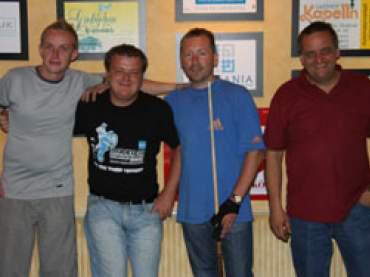 3.Chris, 2.Zwisch. 1.Rudi, 4.Franz